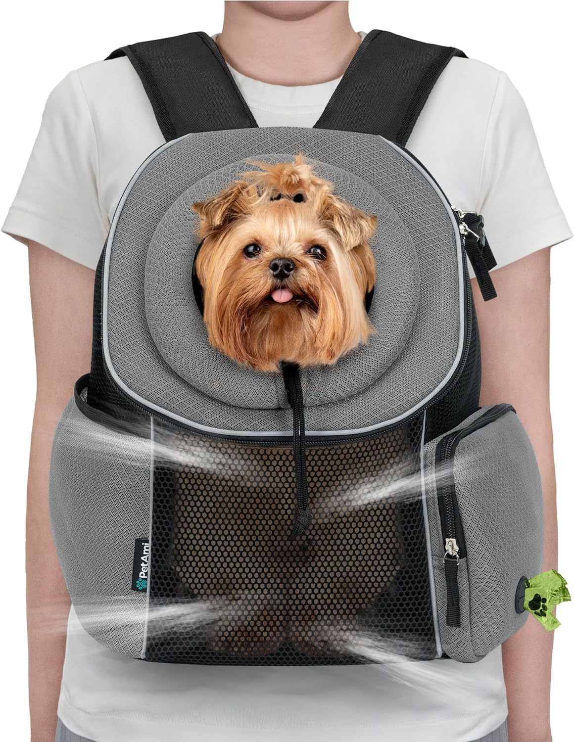 Dog Carrier Backpack – Hands-Free, Breathable & Perfect for Travel and Outdoor Fun
