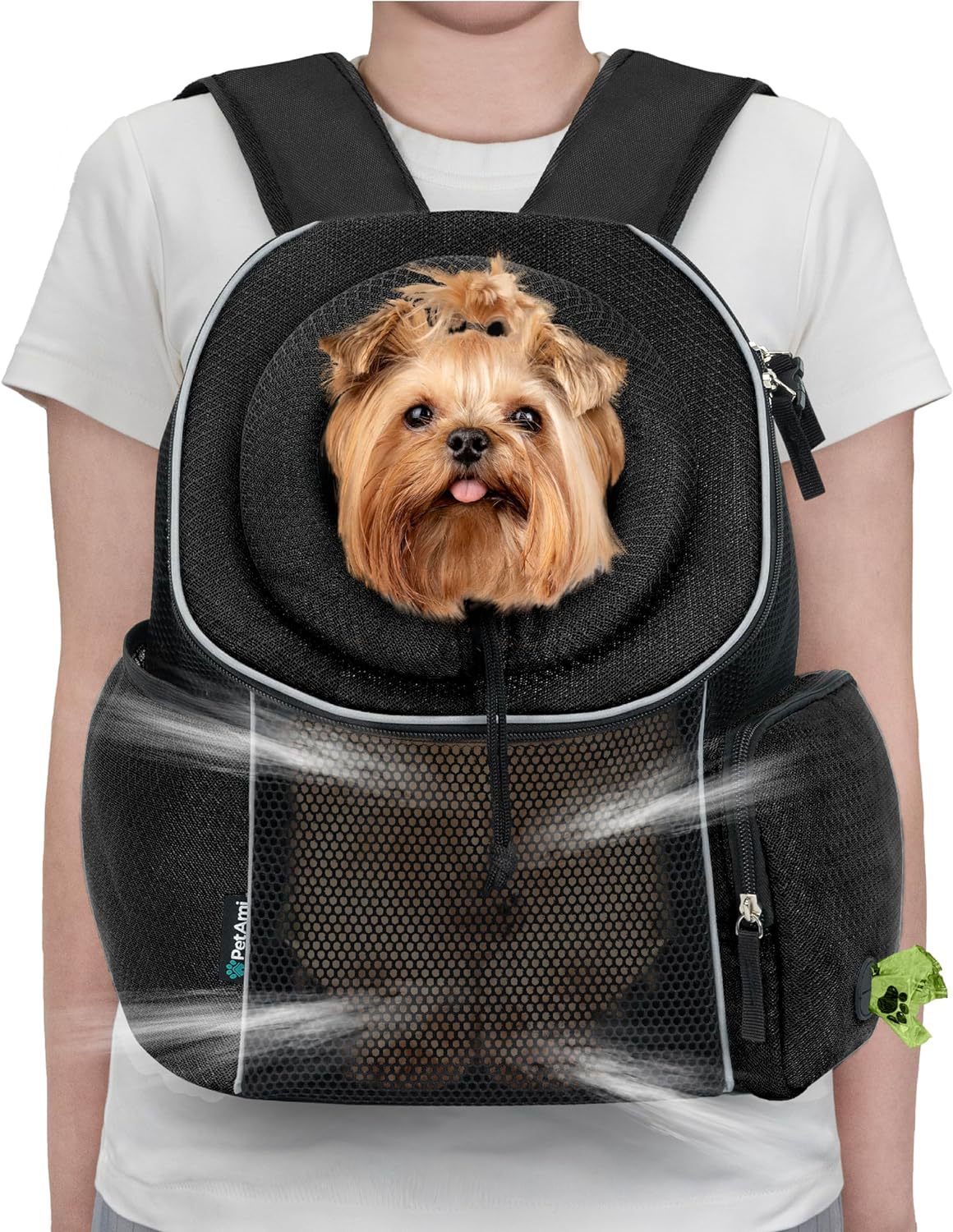 Dog Carrier Backpack – Hands-Free, Breathable & Perfect for Travel and Outdoor Fun